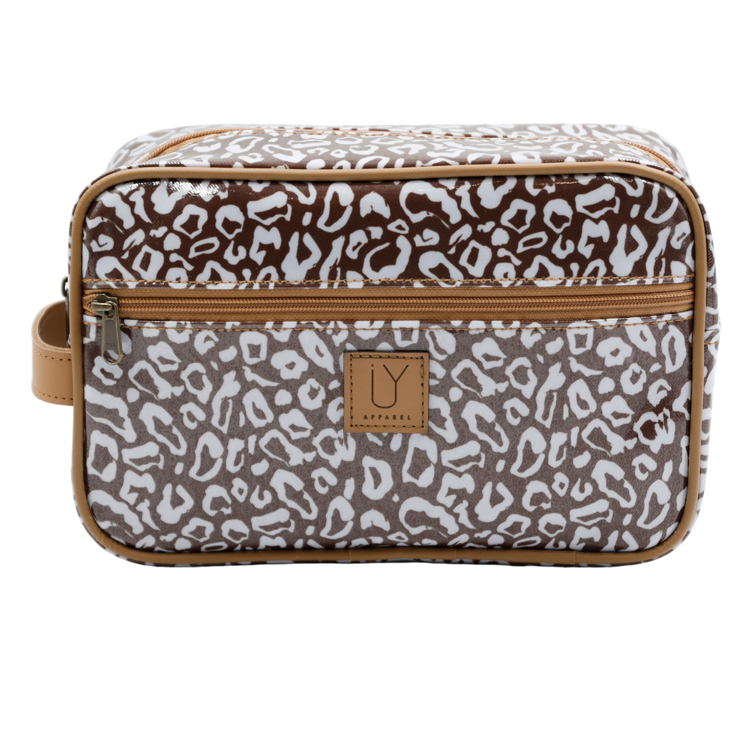 Large Toiletry Bag - African Footprint White