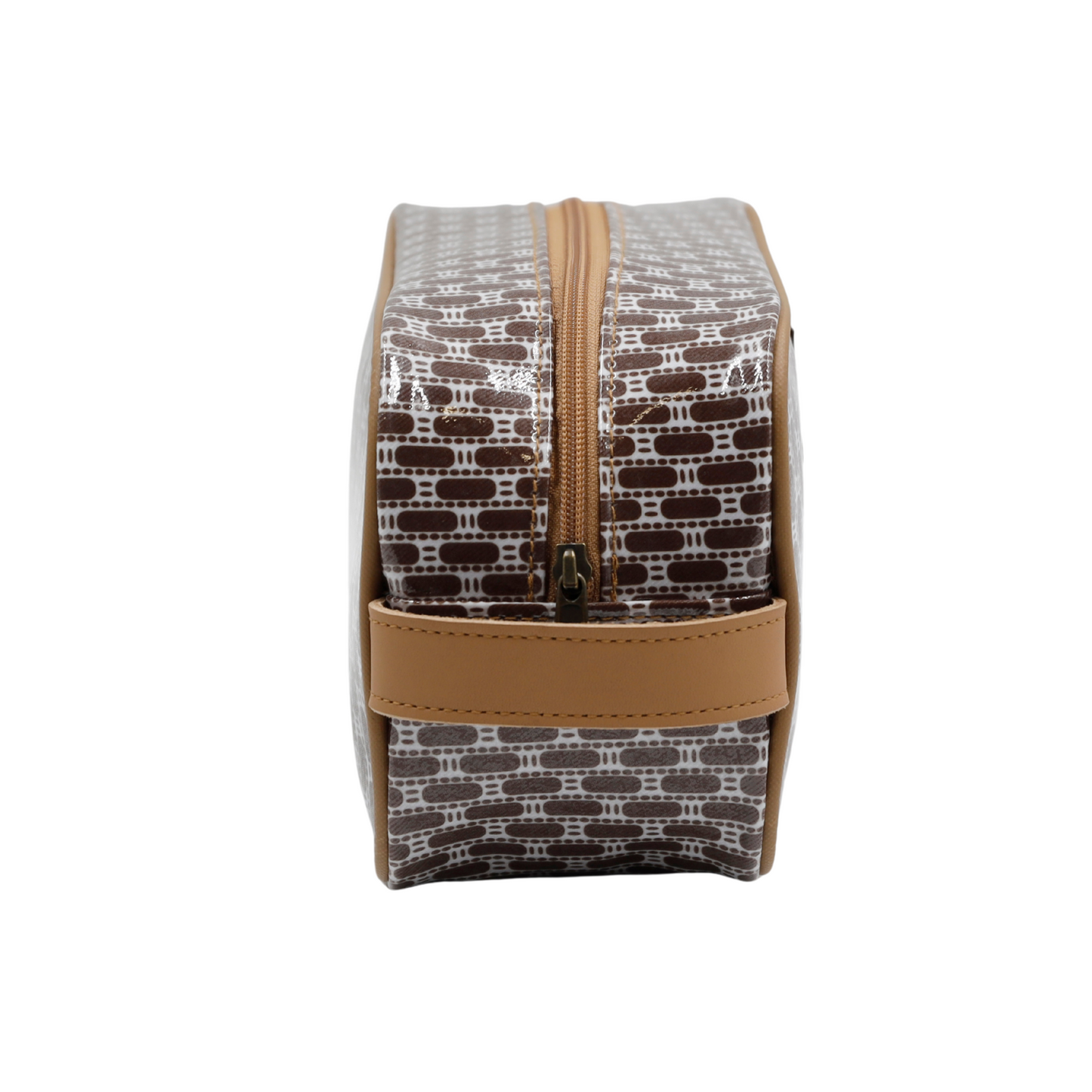 Small Toiletry Bag - African Tweed Brown