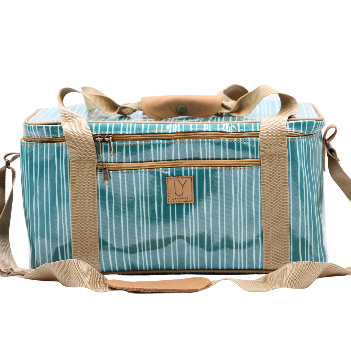 Courtney Cooler - Stripe Green