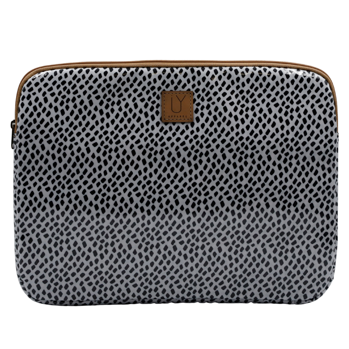Laptop Sleeve Large - Scatter Black on White