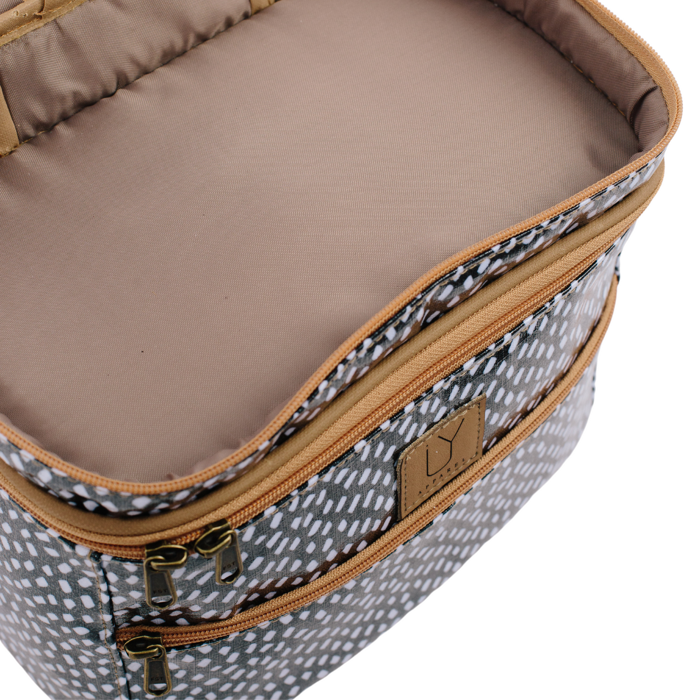 Stand Up Toiletry Bag - Navy Aloe
