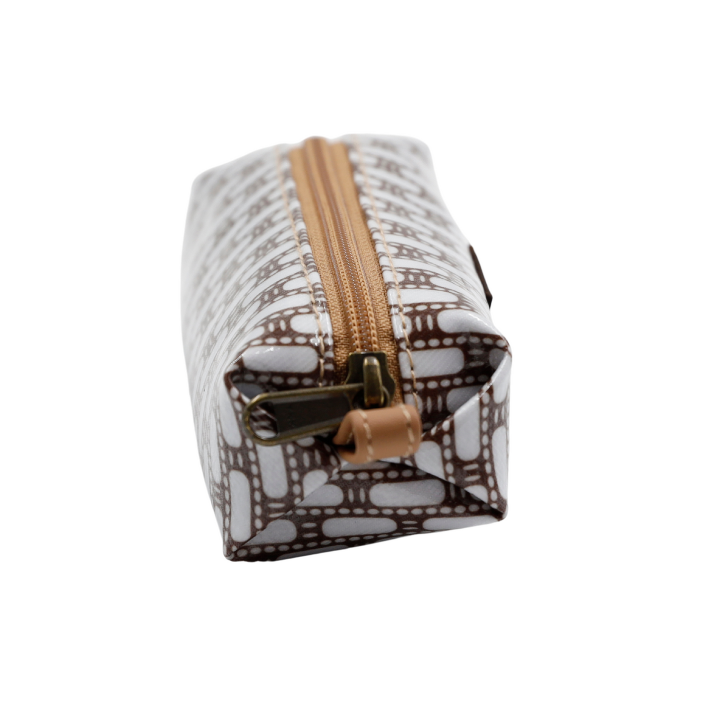 Mini Cosmetic Pouch - African Tweed White