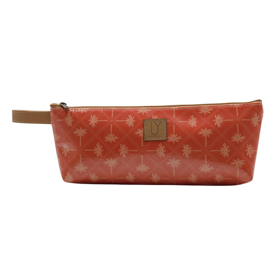 1 Zip Pencil Case - Palm Tangerine