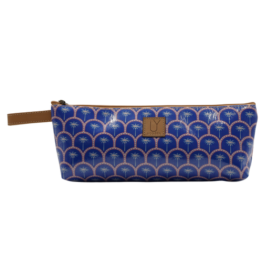 1 Zip Pencil Case - Palm Blue