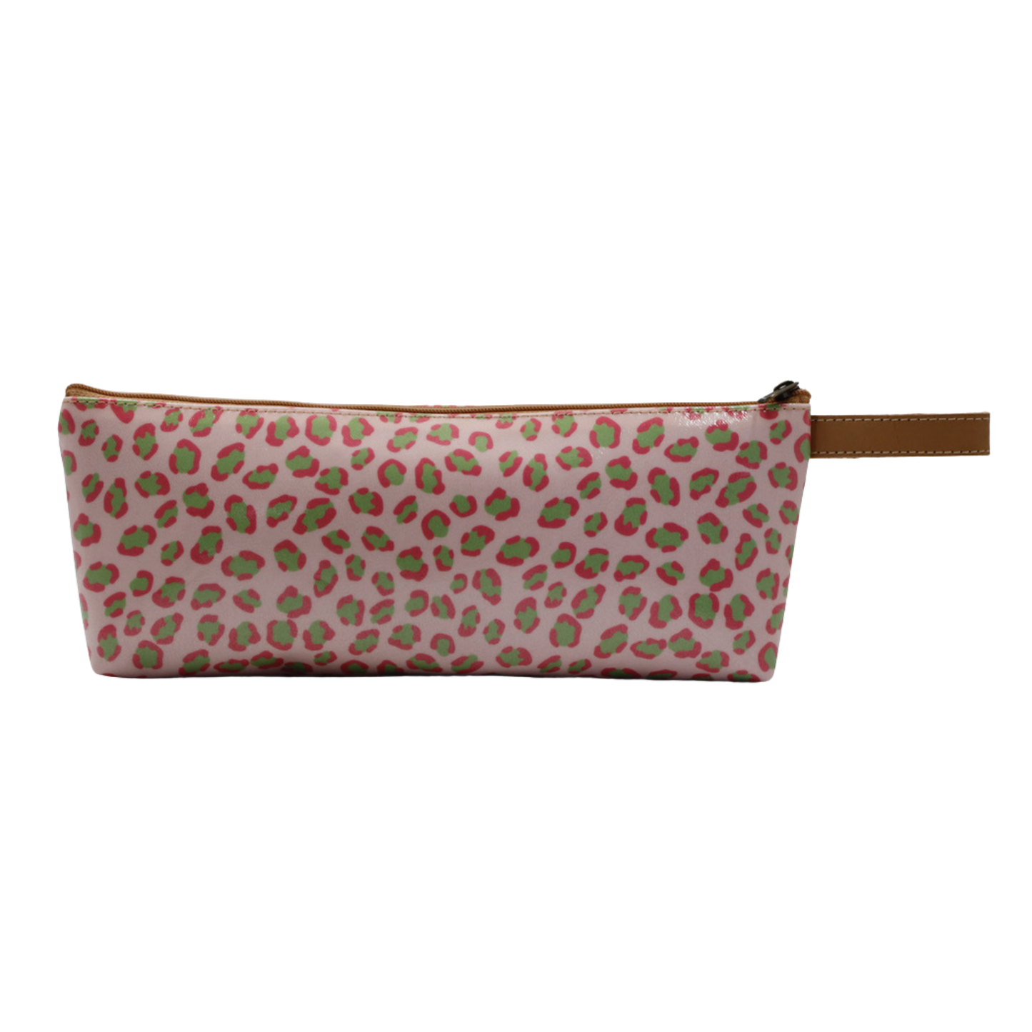 1 Zip Pencil Case - Leopard Pink