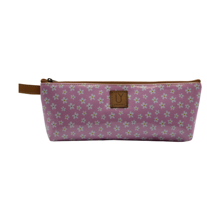 1 Zip Pencil Case - Pink Daisy