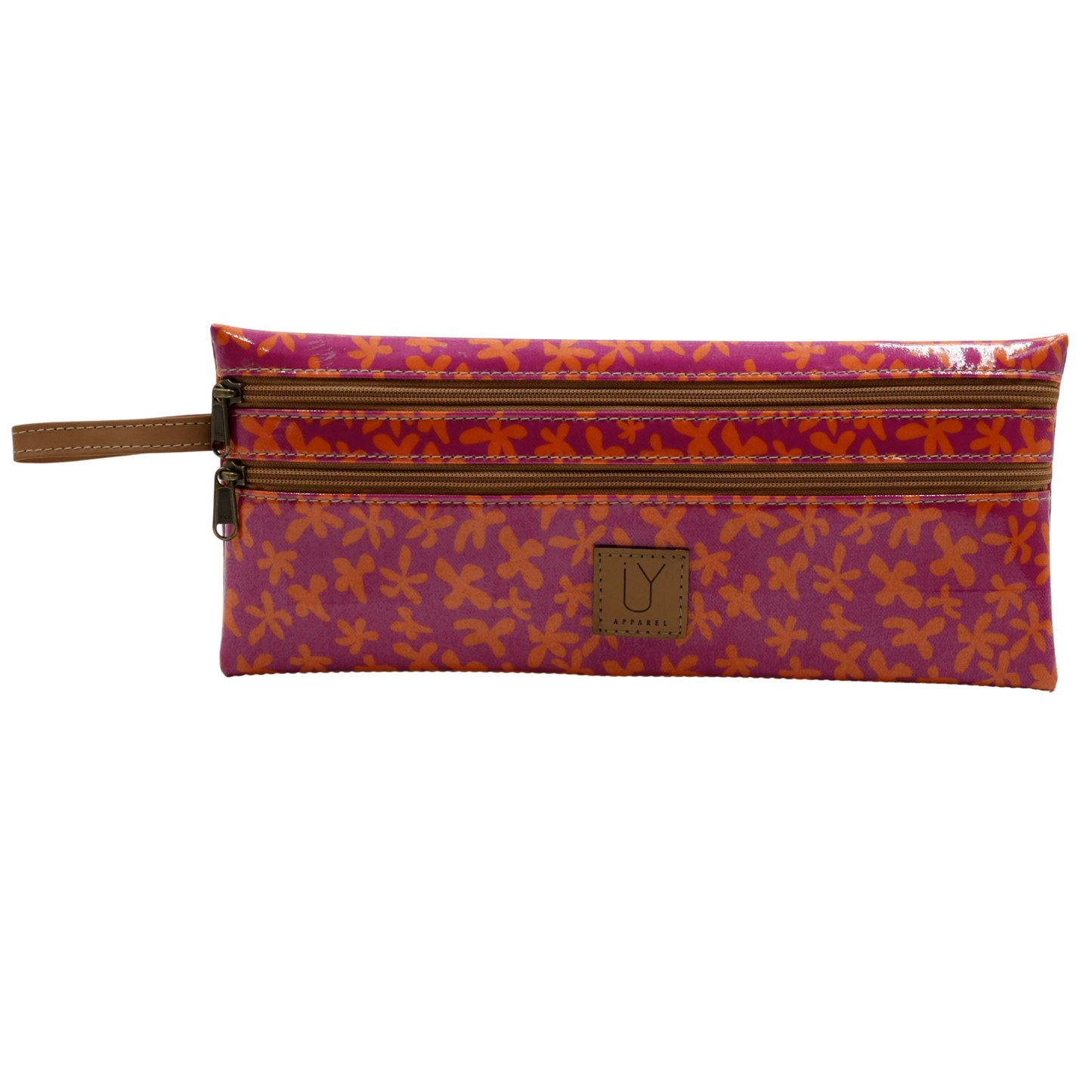 2 Zip Pencil Case - Hot Daisy