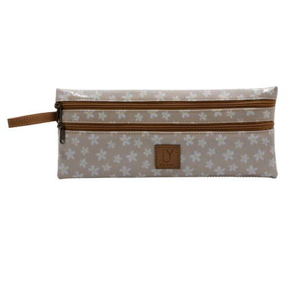 2 Zip Pencil Case - Ruby Daisy