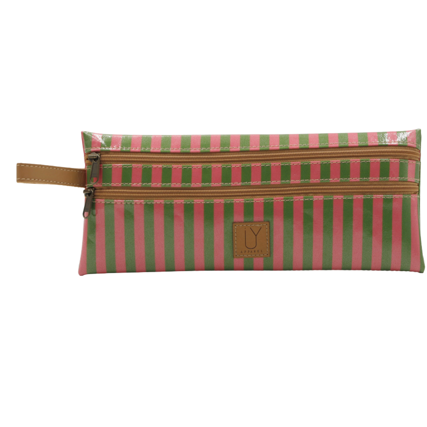2 Zip Pencil Case - Candy Stripe
