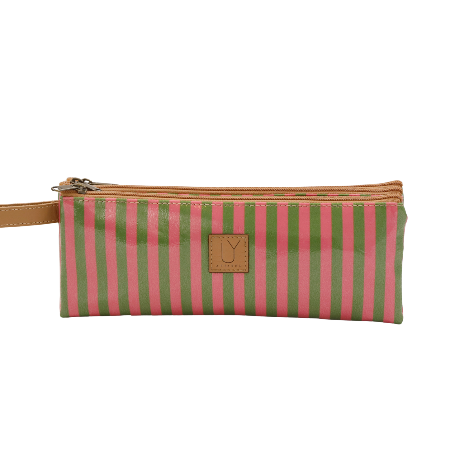 3 Zip Pencil Case - Candy Stripe