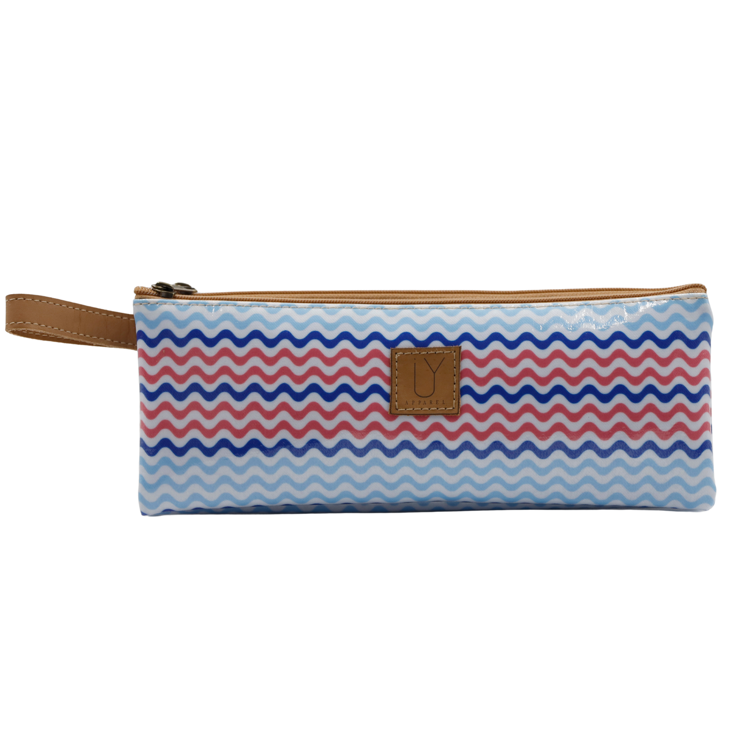 3 Zip Pencil Case - Waves