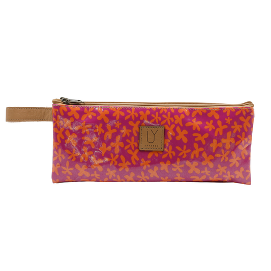 3 Zip Pencil Case - Hot Daisy