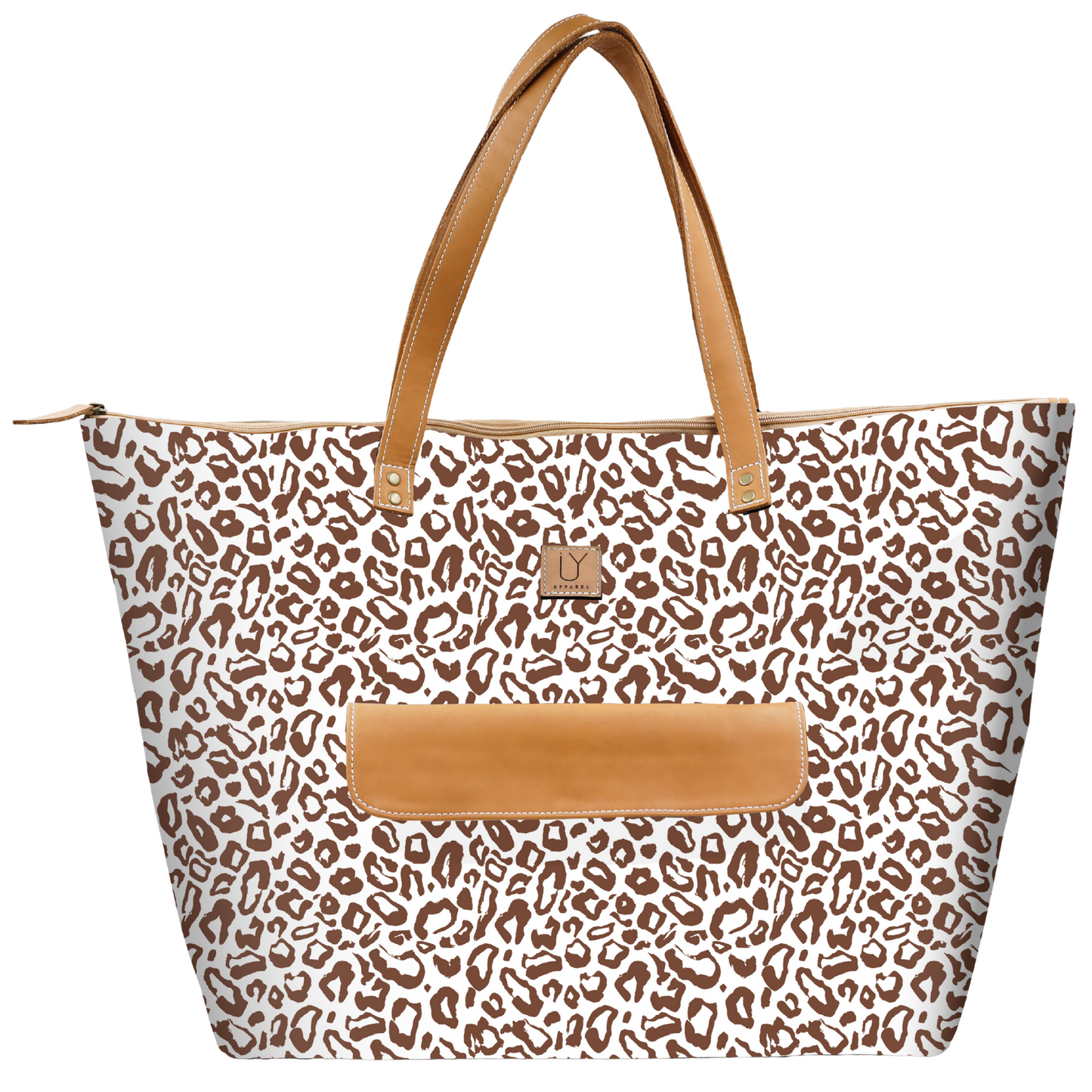 Beach Bag - African Footprint Brown