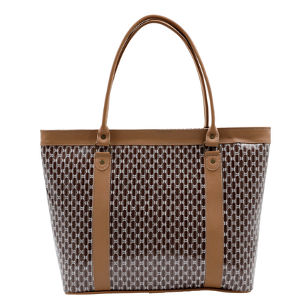Jozi Tote - African Tweed Brown