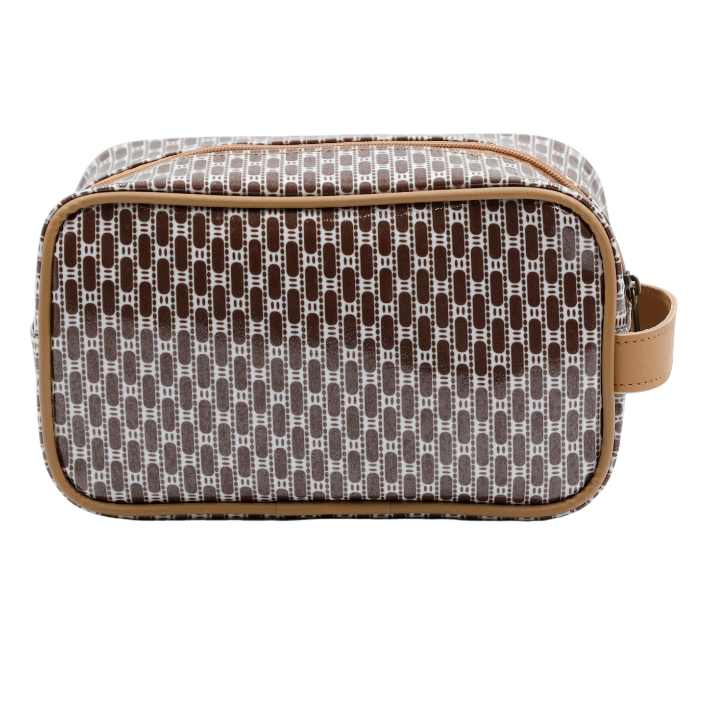 Small Toiletry Bag - African Tweed Brown