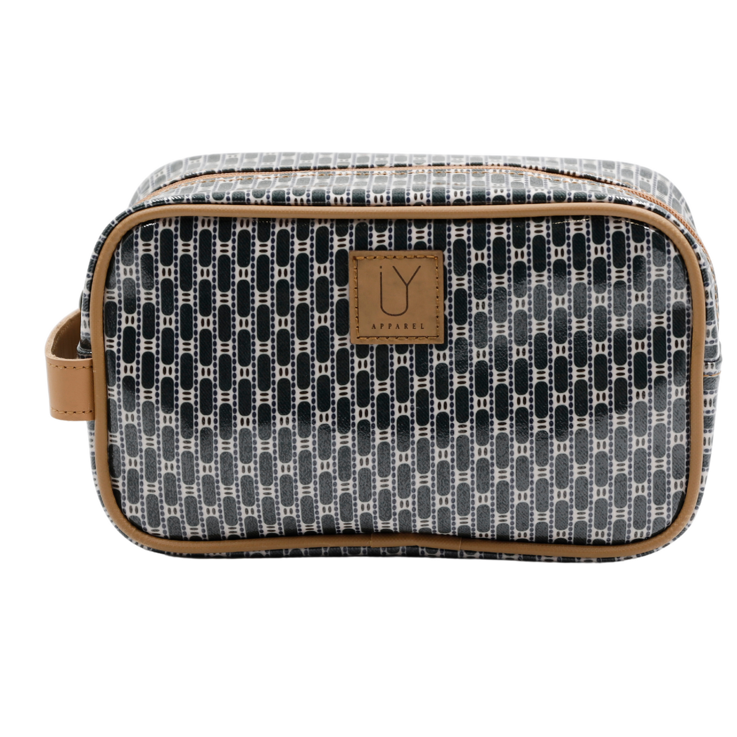 Small Toiletry Bag - African Tweed Green