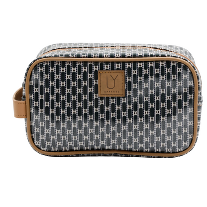 Small Toiletry Bag - African Tweed Green