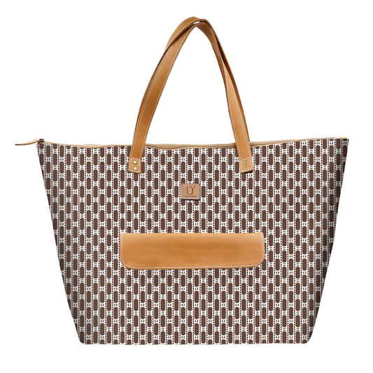 Beach Bag - African Tweed Brown