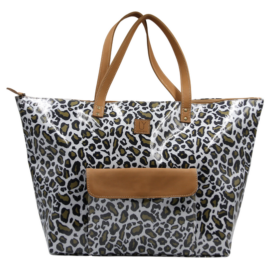 Beach Bag - Leopard Khaki