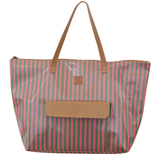 Beach Bag - Candy Stripe