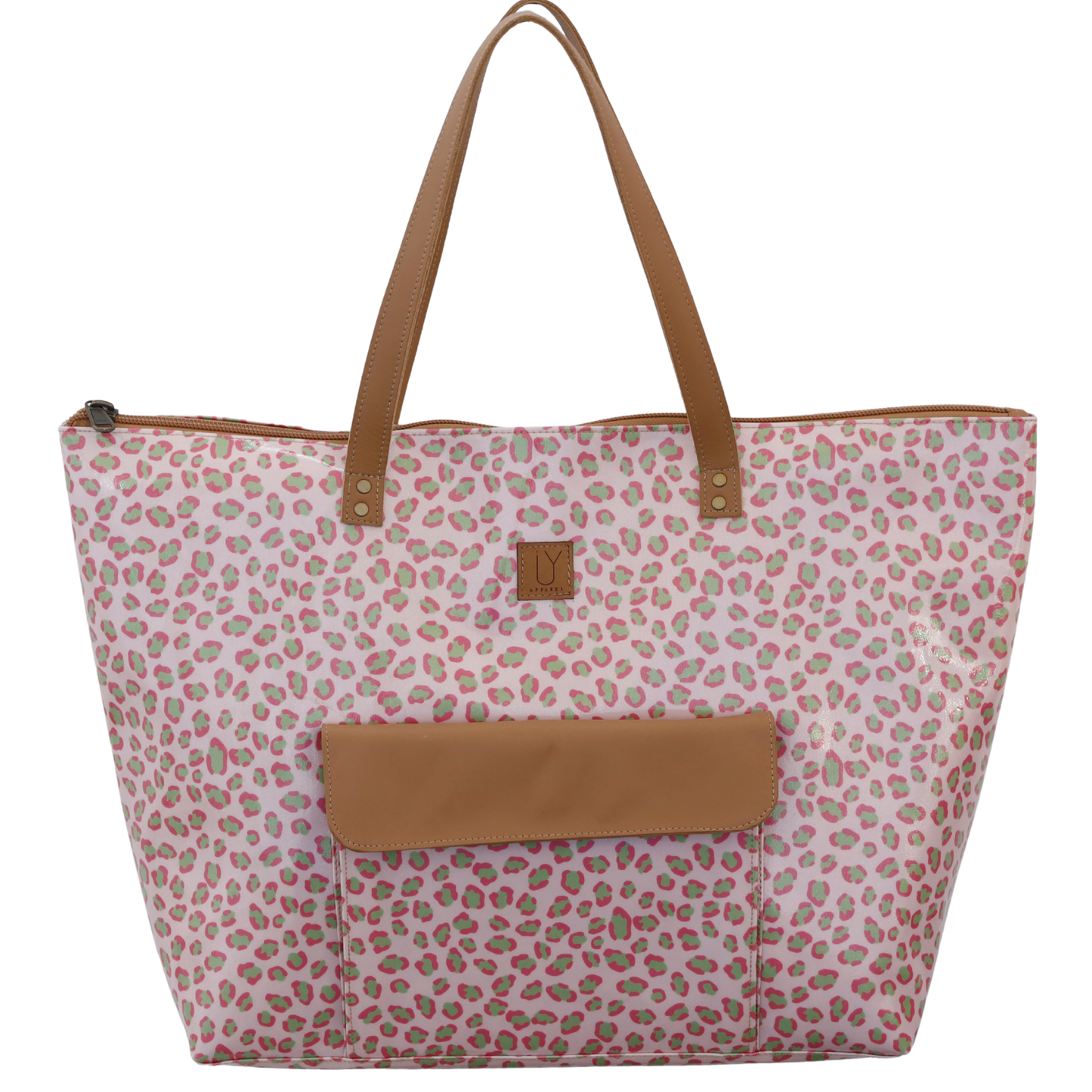 Beach Bag - Leopard Pink