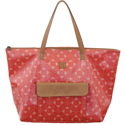 Beach Bag - Palm Tangerine