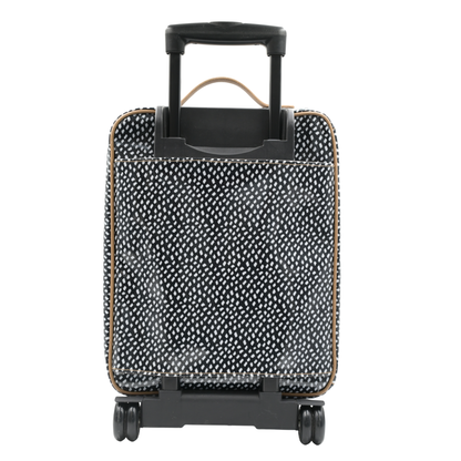 Cabin Overnight Bag - Scatter White on Black