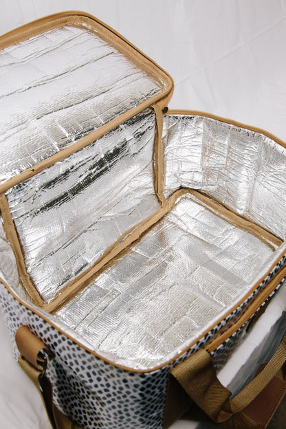 Courtney Cooler - Stripe Black and White