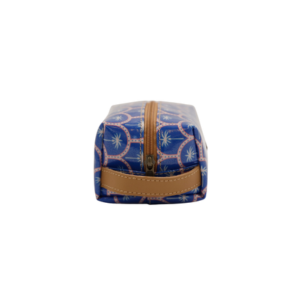 Cosmetic Bag - Palm Blue