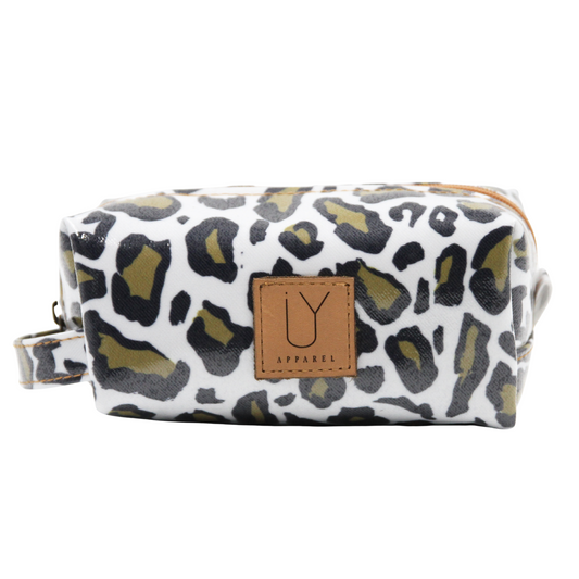 Cosmetic Bag - Leopard Khaki