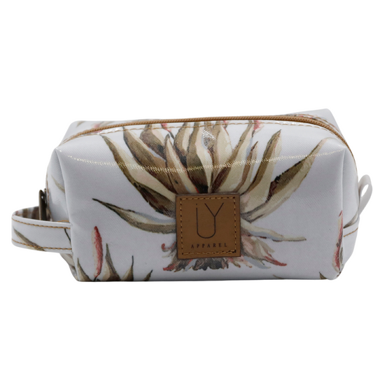 Cosmetic Bag - White Aloe