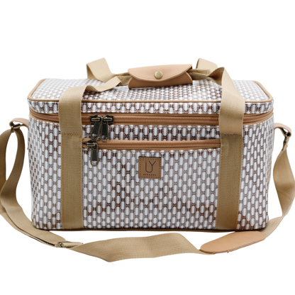 Courtney Cooler - African Tweed White