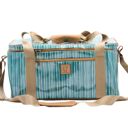 Courtney Cooler - Stripe Green
