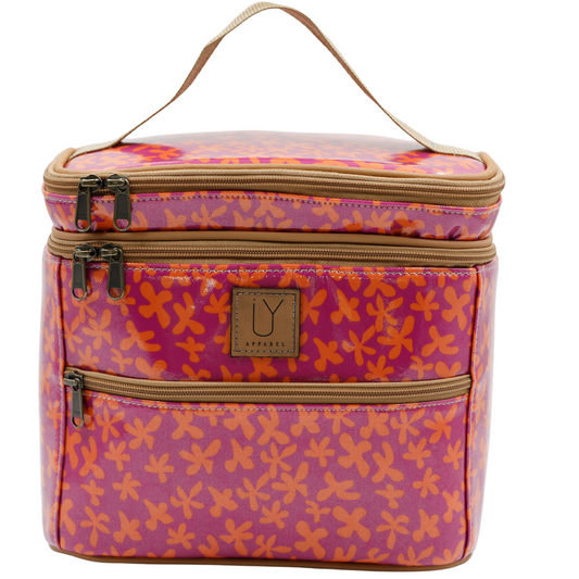 Stand Up Toiletry Bag - Hot Daisy