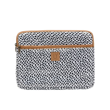 iPad Sleeve - Spot Black on White