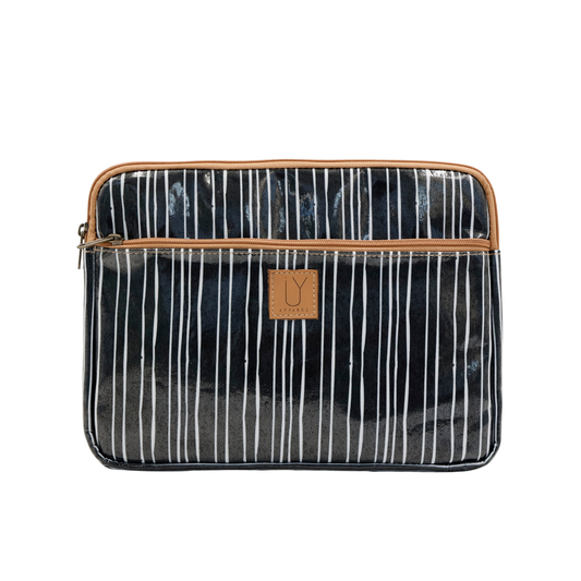 iPad Sleeve - Stripe Black and White