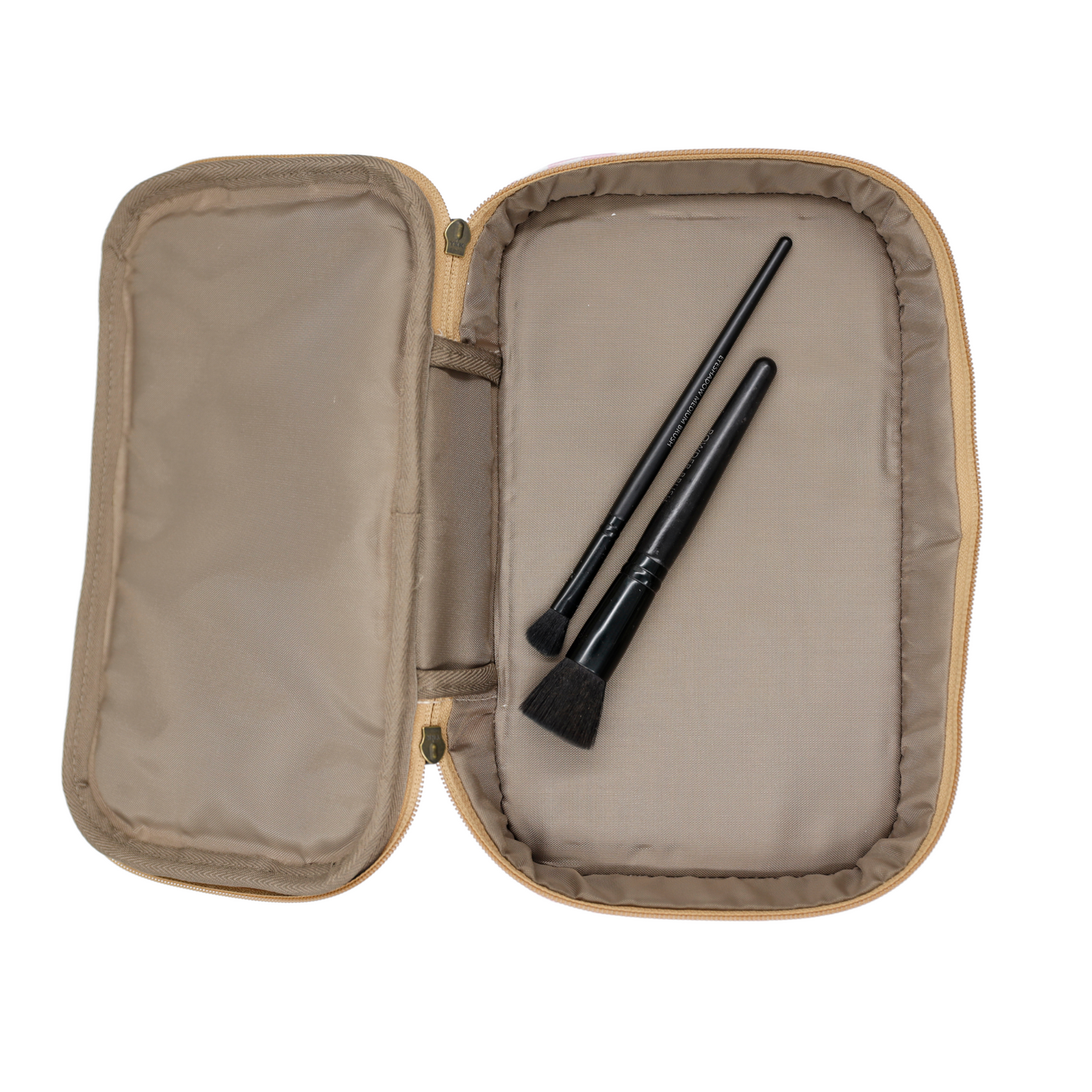 Stand Up Toiletry Bag - African Tweed Green