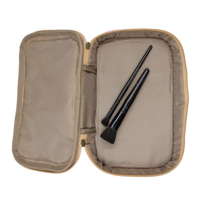 Stand Up Toiletry Bag - African Tweed Green