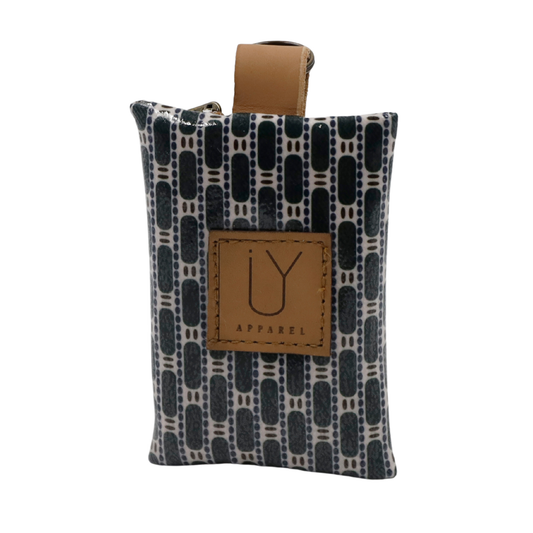 Keyring Pouch - African Tweed Navy