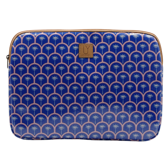 Laptop Sleeve Large - Palm Blue