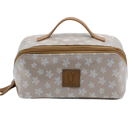 Large Cosmetic Bag - Ruby Daisy