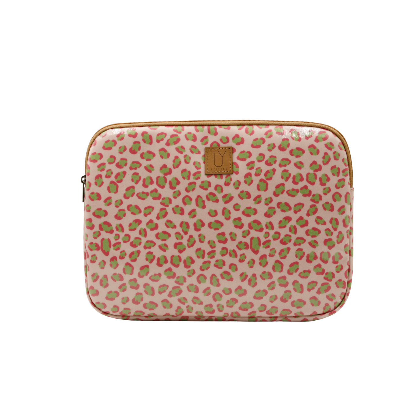 Laptop Sleeve Medium - Leopard Pink
