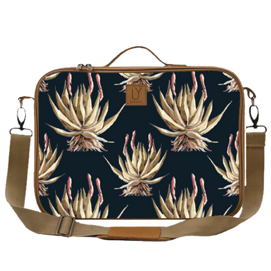 Laptop Bag - Navy Aloe