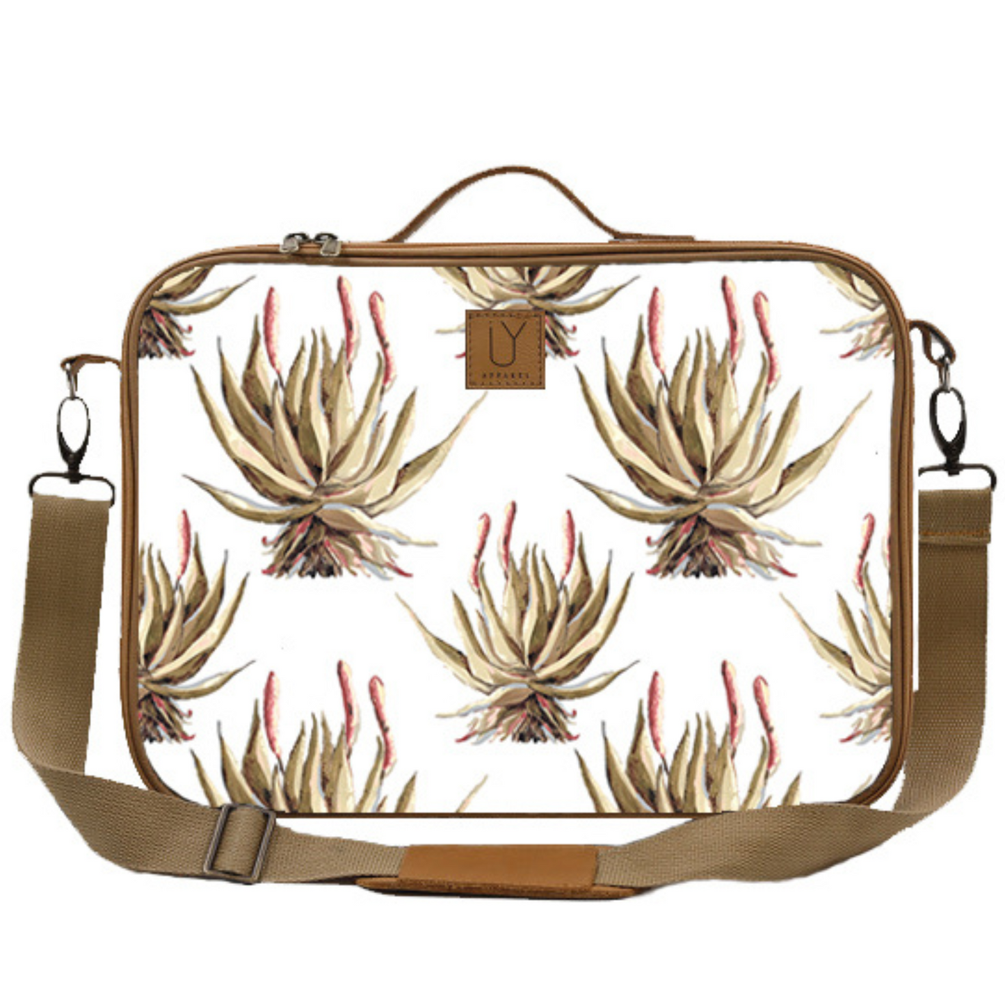 Laptop Bag - White Aloe
