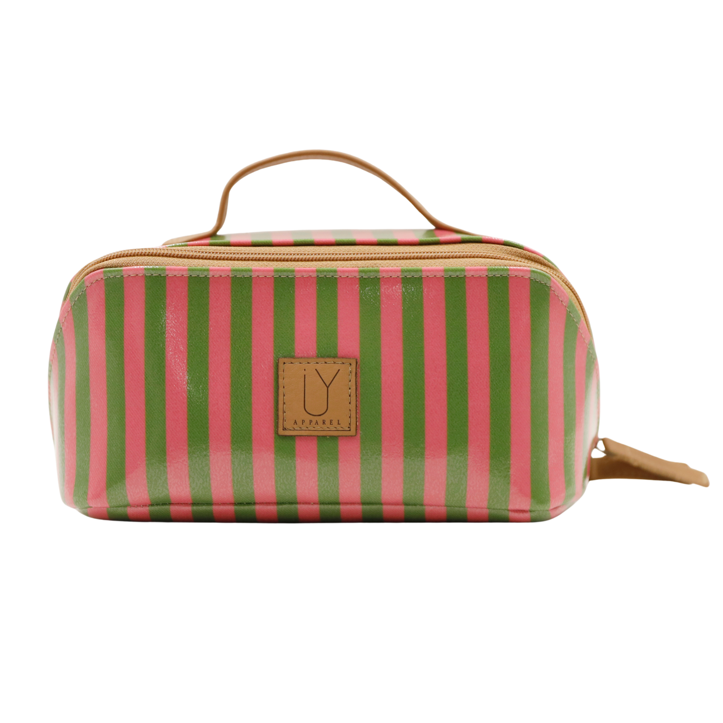 Large Cosmetic Bag - Candy Stripe