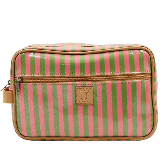 Large Toiletry Bag - Candy Stripe