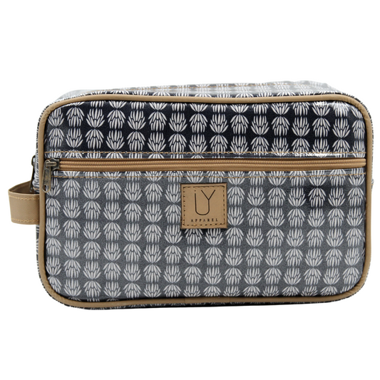 Large Toiletry Bag - Protea Black