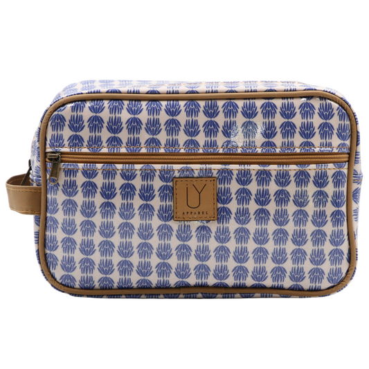 Large Toiletry Bag - Protea Blue