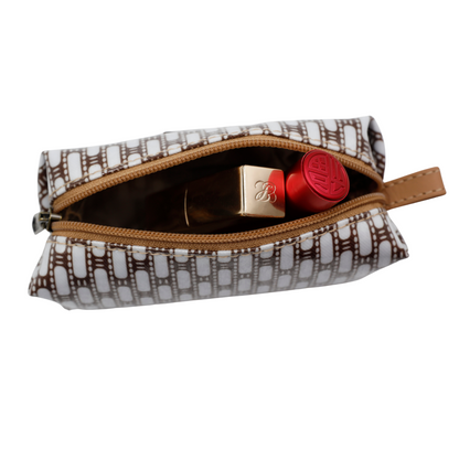 Mini Cosmetic Pouch - Leopard Sand