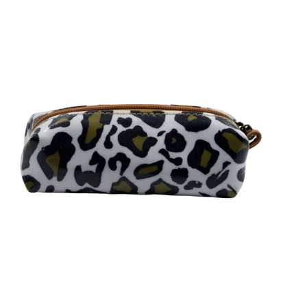 Mini Cosmetic Pouch - Leopard Khaki